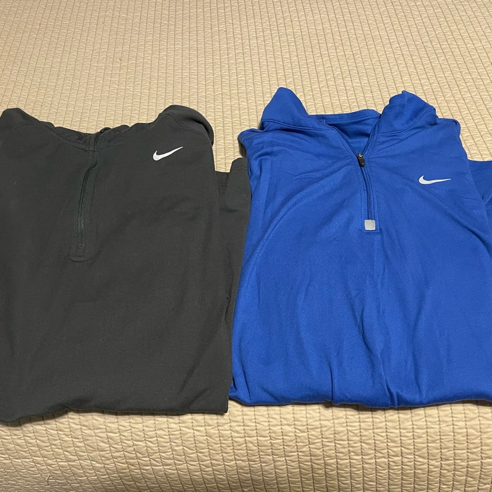 Gently used Nike Element 1/4 zip Running Shirts